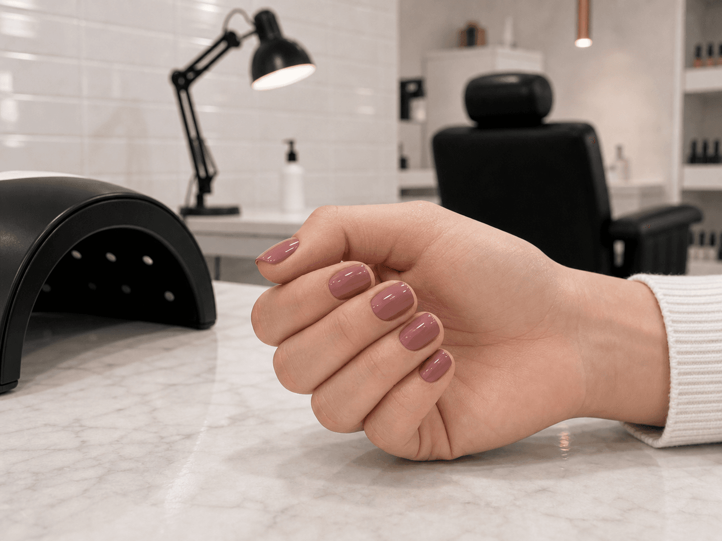 Esmaltado semipermanente nude
